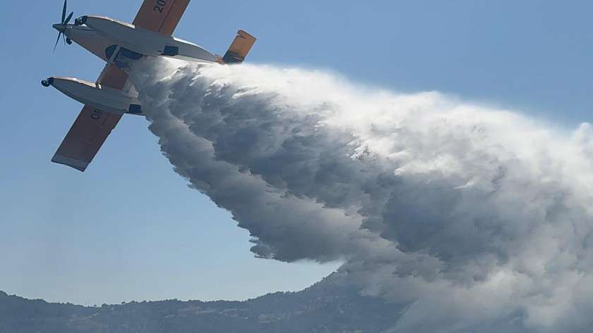 Bodrum Yaka’da çıkan yangın kontrol altına alındı
