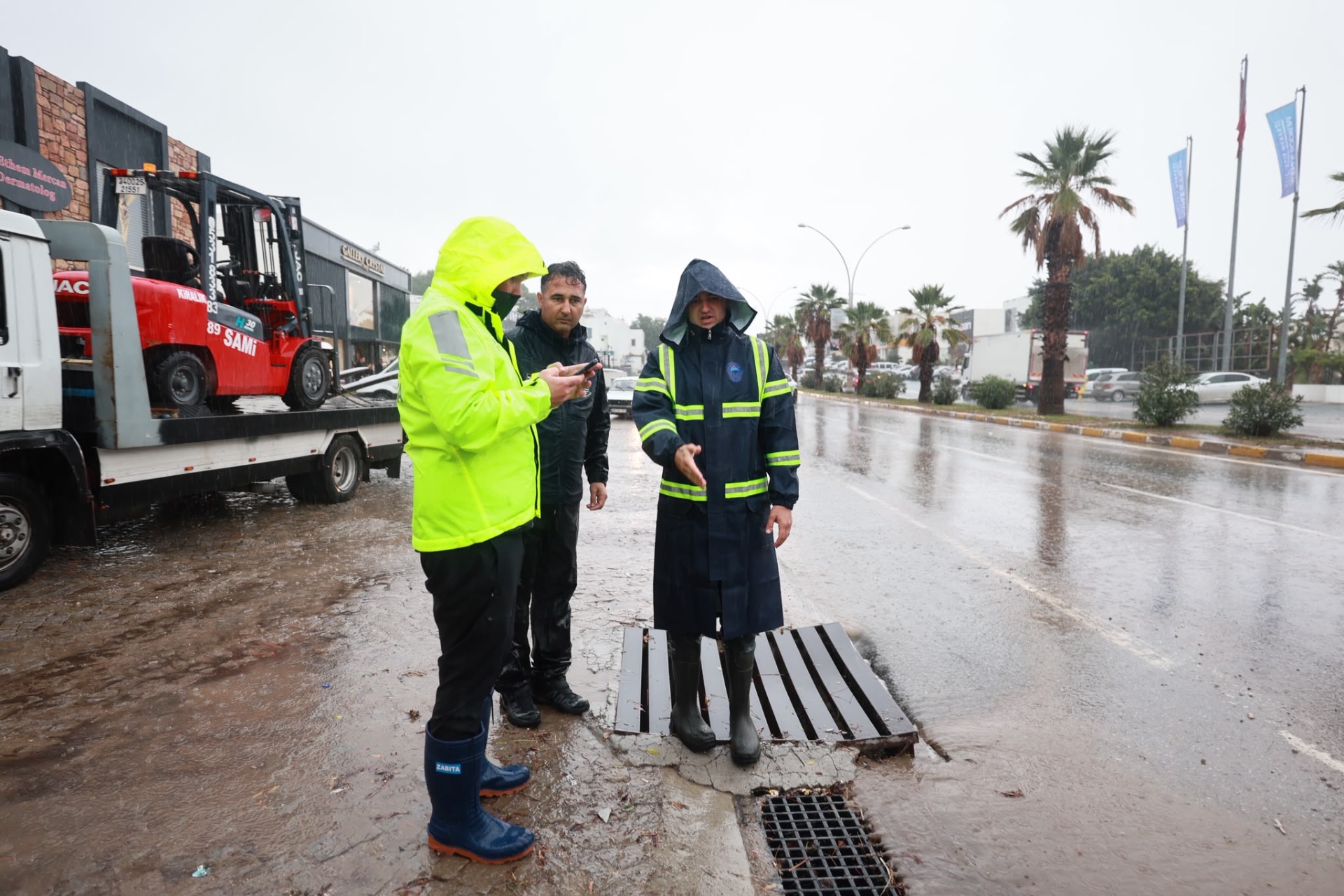 Bodrum’da Yağış Seferberliği
