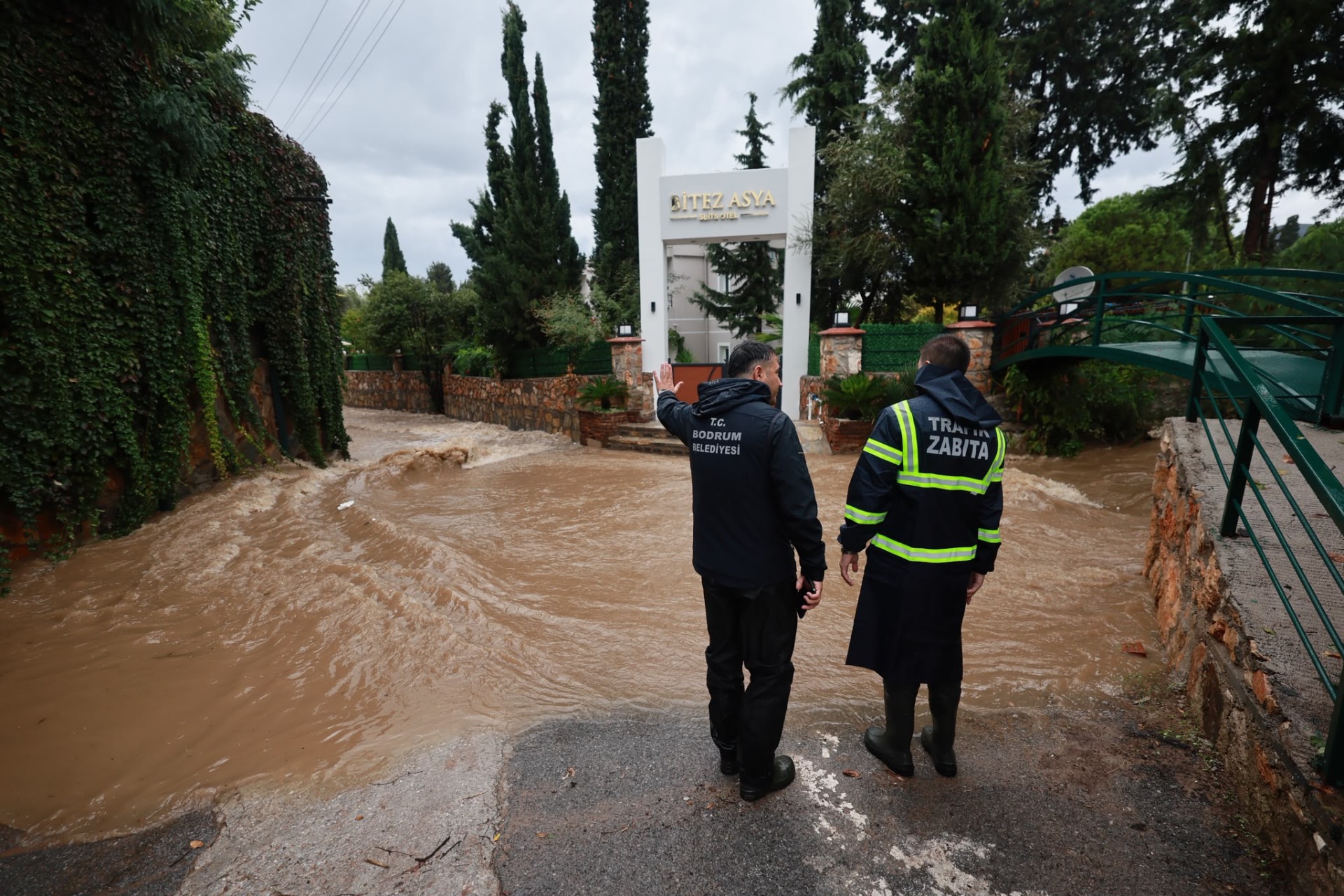 Bodrum’da Yağış Seferberliği
