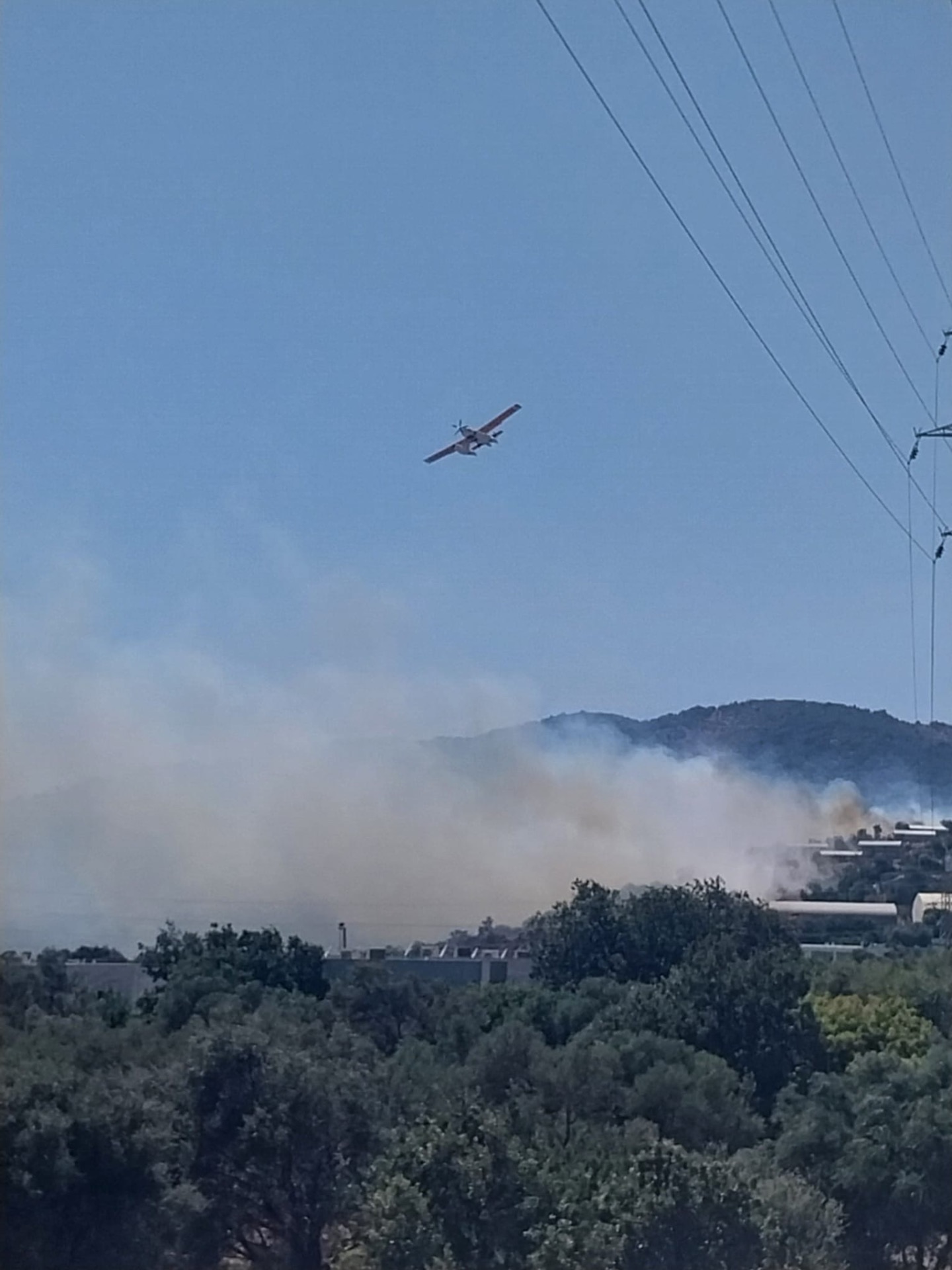Bodrum Yaka’da çıkan yangın kontrol altına alındı