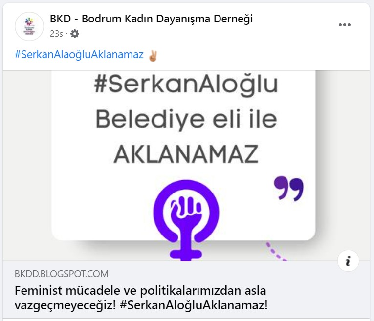 Kadınlar Serkan Aloğlu’nun göreve iadesine sert tepki gösterdi!