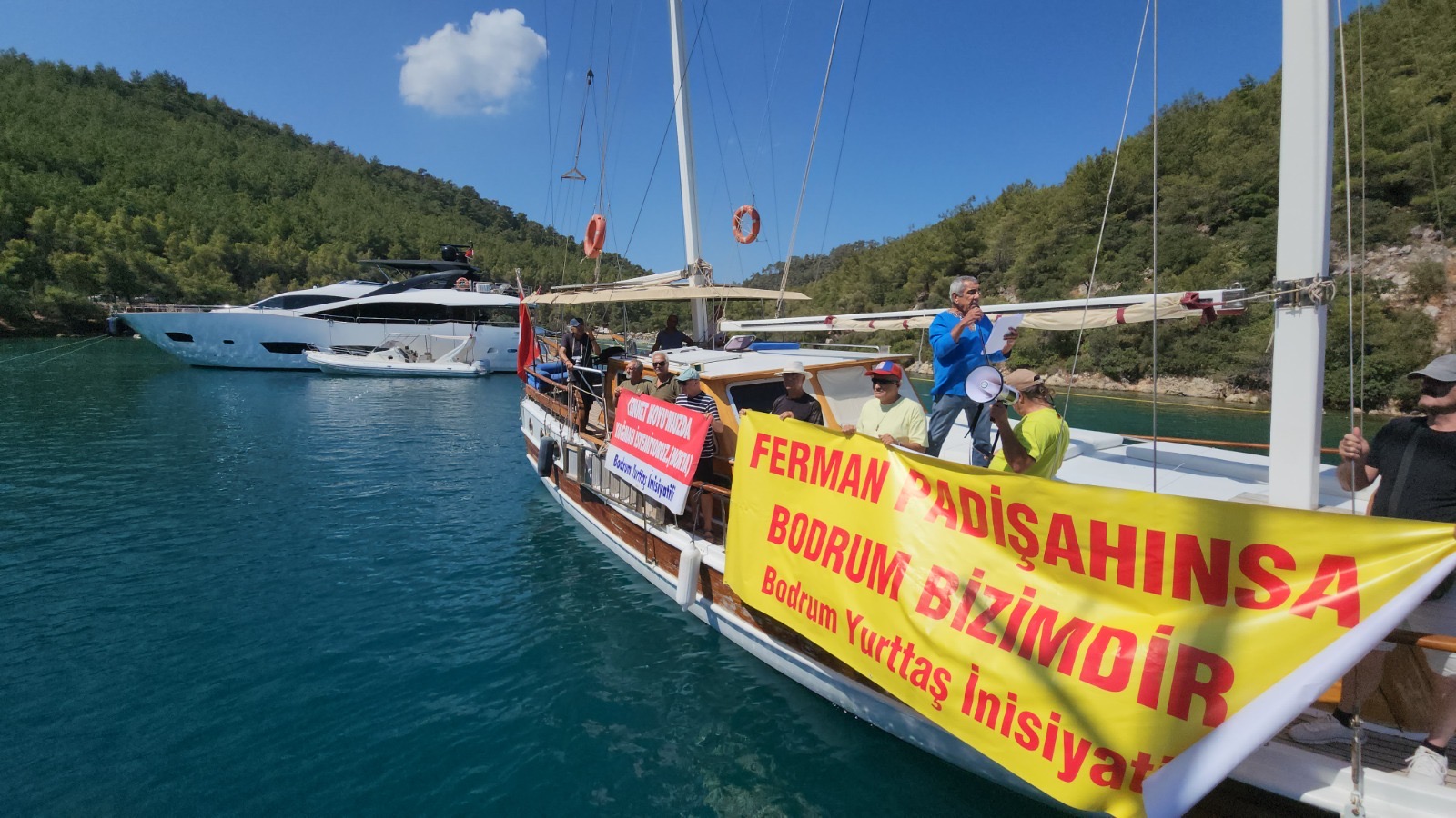 Bodrum’da ‘Koylarımız işgal altında’ protestosu