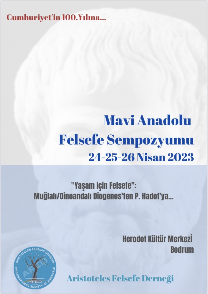 'Mavi Anadolu Felsefe Sempozyumu' 24 Nisan'da Bodrum'da başlıyor