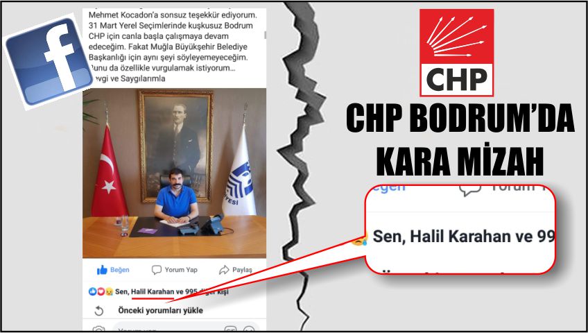 CHP BODRUM'DA KARA MİZAH